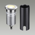 6660/1GL3 NATURE ODL26 729 черный/металл Встраиваемый грунтовый светильник IP67 LED 3W 3000K 12V/24V INGRO (нужен драйвер 357781/357782)