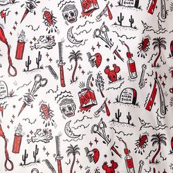 Накидка парикмахерская 140х160см "barber's horror" белый Harizma h10890