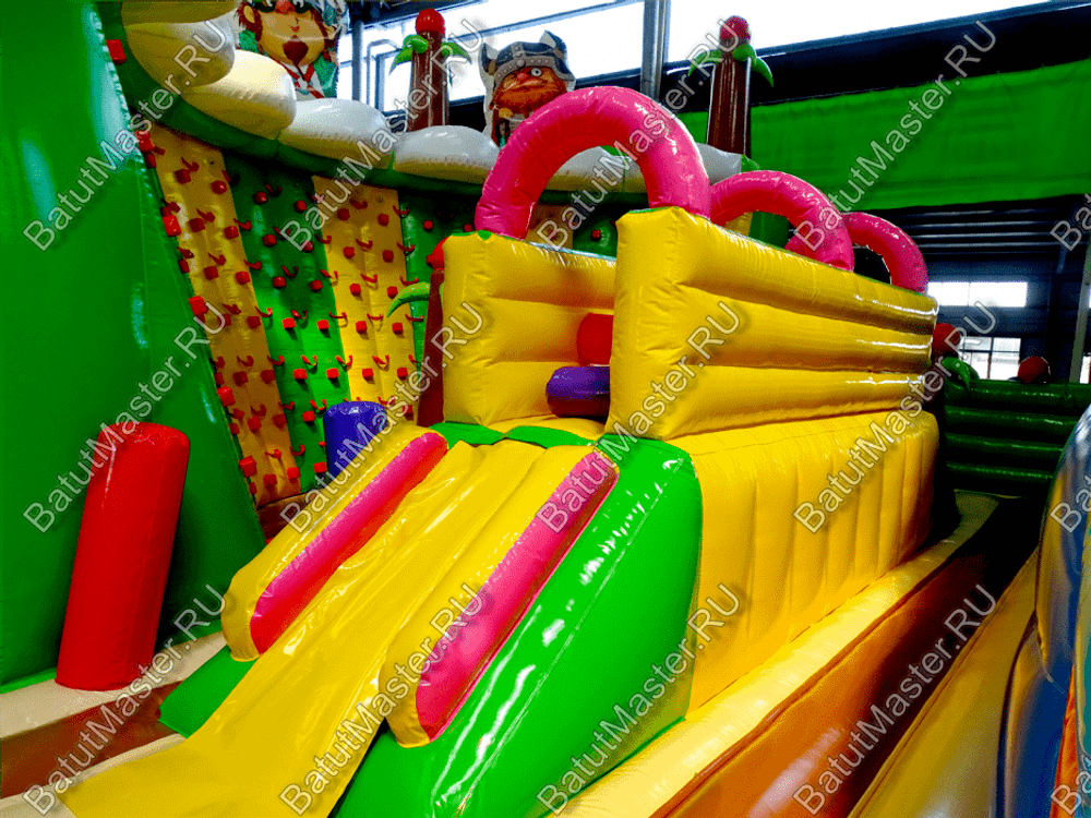Надувной батут "Детский мегапарк" 18*18*8 м