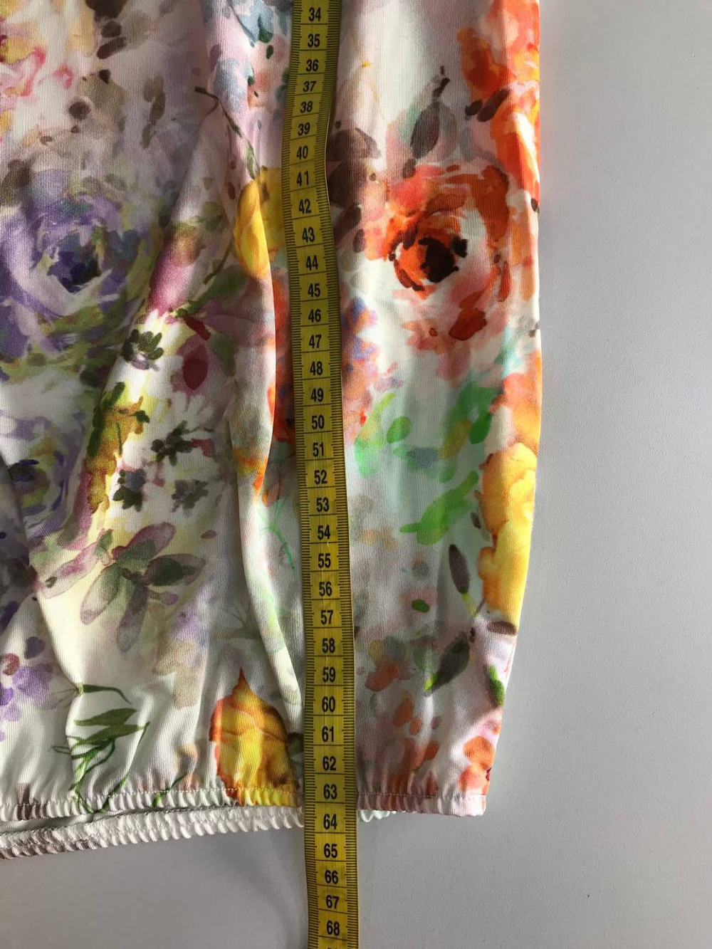 Блузка Steilmann цветочная, маркировка 38, визуально на 52 размер