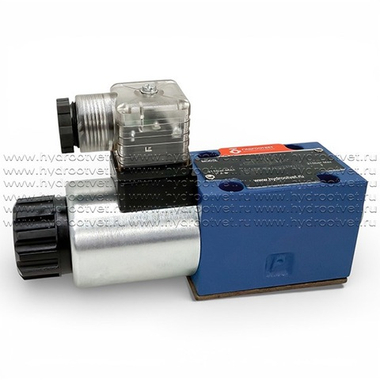 4WE6DE61/CG24N9K4 - Гидрораспределитель золотниковый Ду 6 с электроуправлением, схема DE (44-2), электроуправление G24, нормально-закрытый