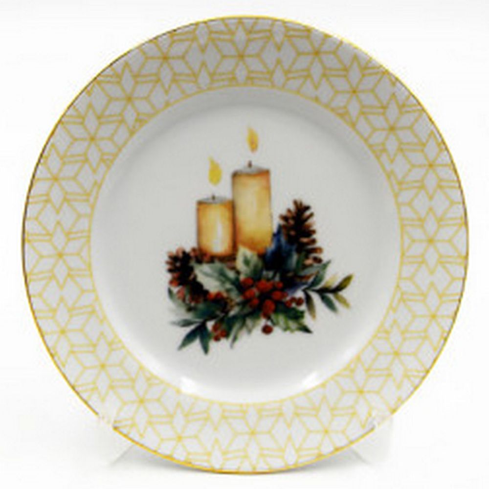 Тарелка мелкая "ПРАЗДНИК (Идиллия)" 17,5 см, Беларусь.