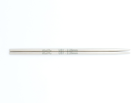 Спицы съемные мини Petite "Mindful" 7,5 см, нержавеющая сталь, серебристый, KnitPro