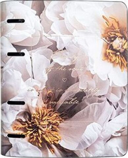 Тетрадь А5 120л кл. на кольцах Infolio "Infolio Study. Beauty. Цветы"