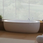 Акриловая ванна Laufen Alessi One 203х102 2.4197.0.000.000.1 белая