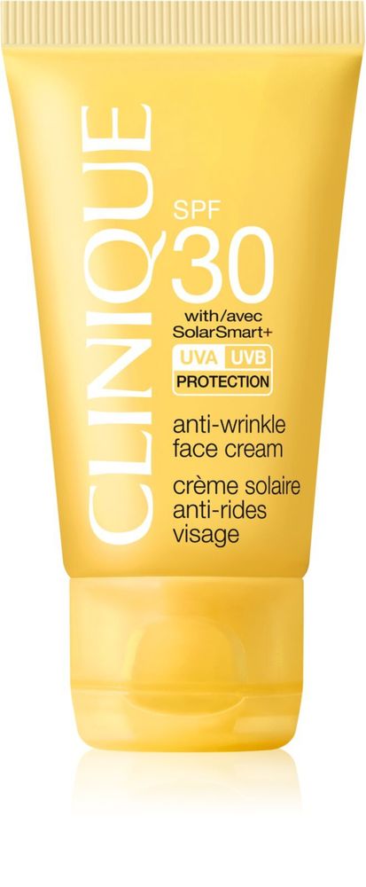 Clinique Sun SPF 30 Sunscreen Oil-Free Face Cream Солнцезащитный крем для лица с эффектом против морщин SPF 30