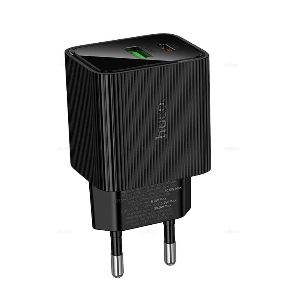 Зарядное устройство PD30W+QC3.0 Hoco CS84A (black)