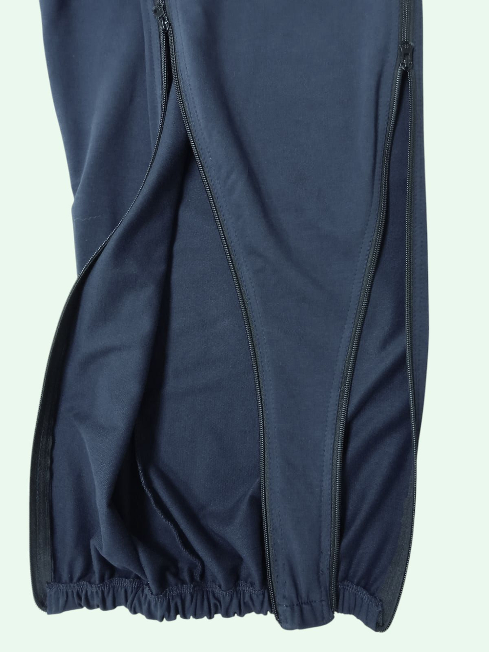 Брюки ортопедические с расширением на голени. Размер 5XL (58-60). Цвет СИНИЙ