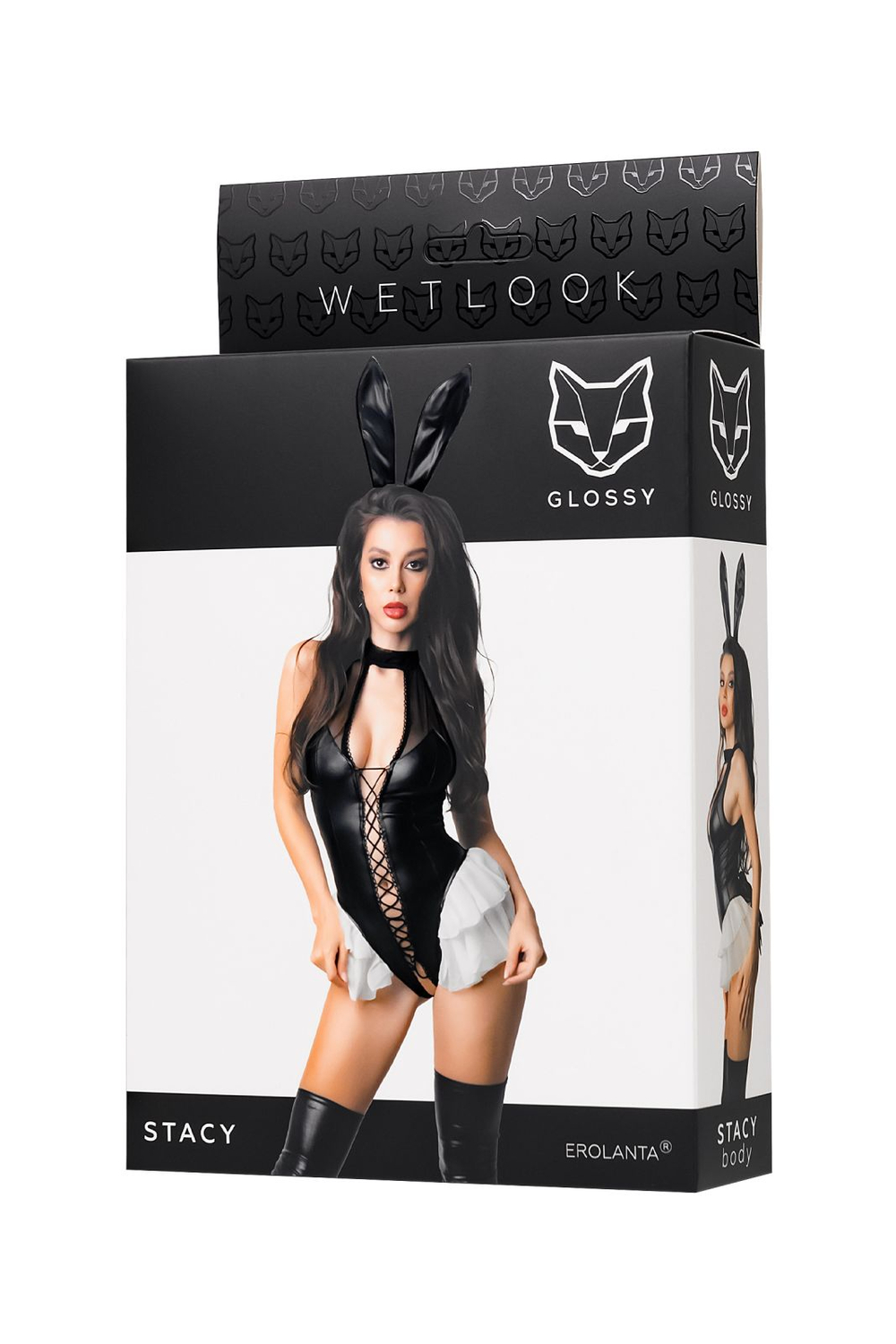 Glossy Stacy - Боди из материала Wetlook, L