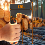 Топорик туристический с чехлом, в подарочной коробке.