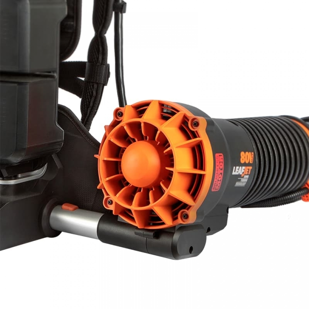 Аккумуляторная воздуходувка бесщеточная WORX WG572Е 4Ач х1 BASECAMP 4 х1 коробка