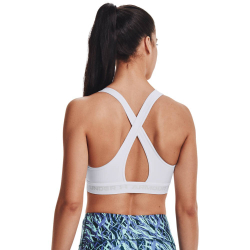 Теннисный бюстгальтер Under Armour Crossback Mid Bra - White