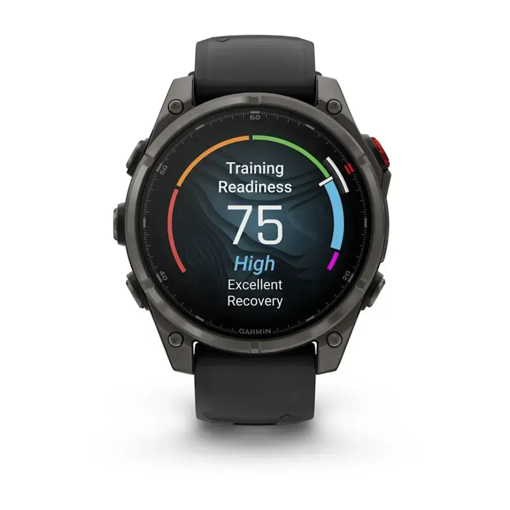 Смарт-часы Garmin fenix 8 Pro AMOLED (47 мм) Sapphire карбоново-серый DLC титан черный/гравийно-серый