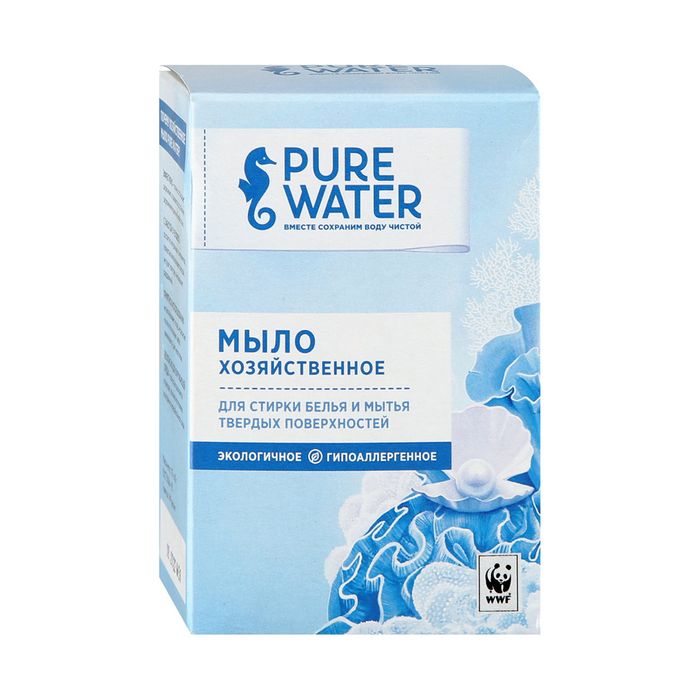 PURE WATER Мыло хозяйственное 175гр