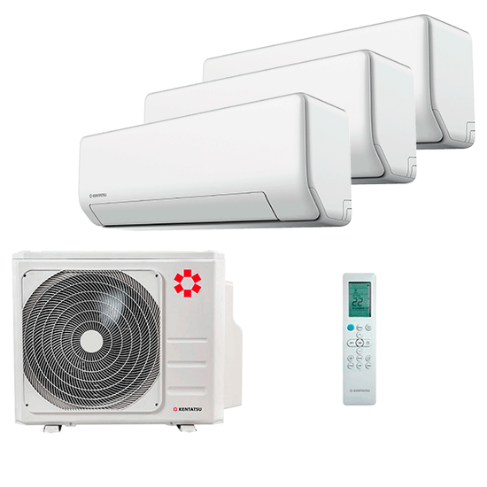 Мультисплит система на 3 комнаты Kentatsu KMGP26HZRN1 x 3 / K3MRB60HZRN1