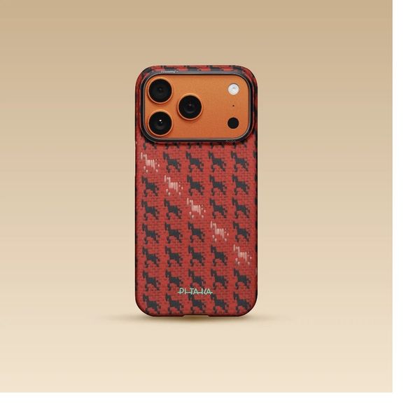 Чехол Pitaka Edge Case для iPhone 17 Pro Max, Бордовый | Maroon