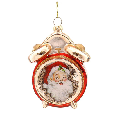 Будильник 12 см, ёлочное украшение