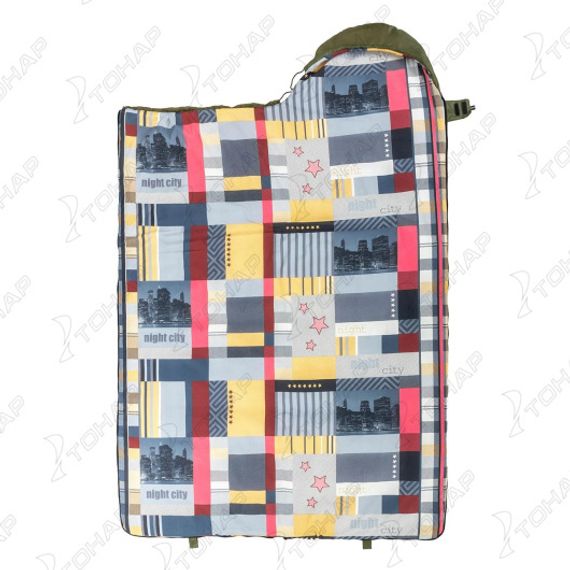 Спальный мешок TRAVEL 400 (210*70) Hollowfiber зелёный (N-SB-H400-210x70) NISUS