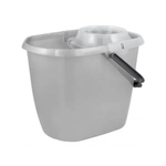 Ведро Etna прямоугольное 13л с отжимом МОП (серый)