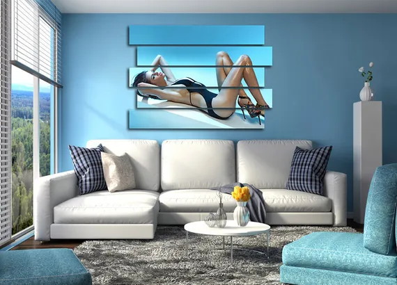 Модульная картина "Модельная внешность"