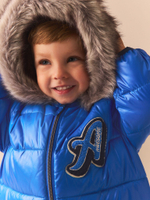 Комбинезон утепленный с капюшоном для мальчика Next Q78-742, Синий