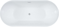 Акриловая ванна Aquanet (Акванет) Delight 170x78 черный матовый