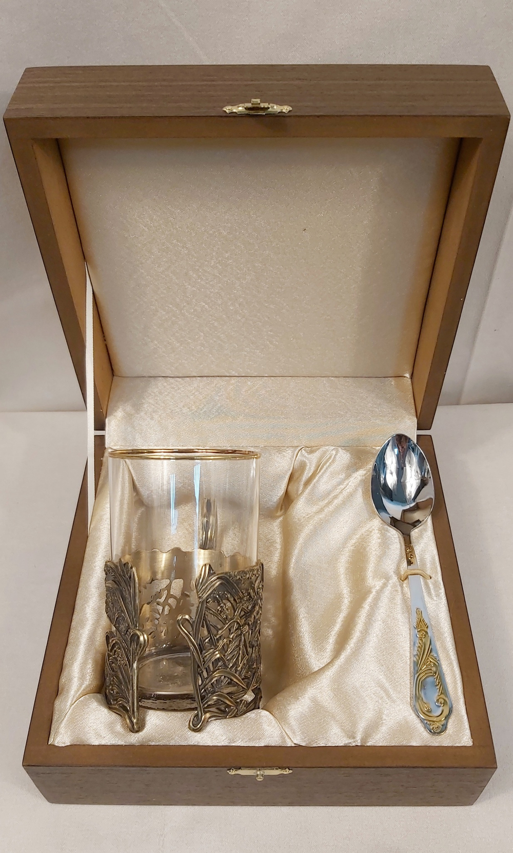 Чайный набор "Охотники" с ложечкой