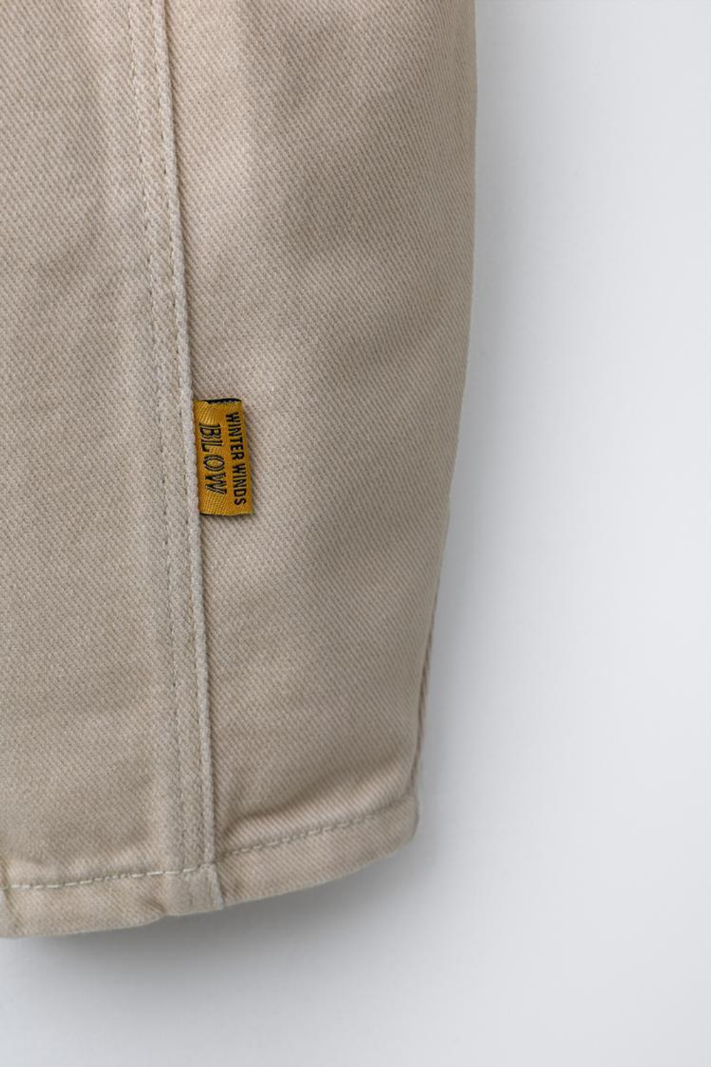 ZARA БРЮКИ BALLOON, КРЕМОВЫЙ