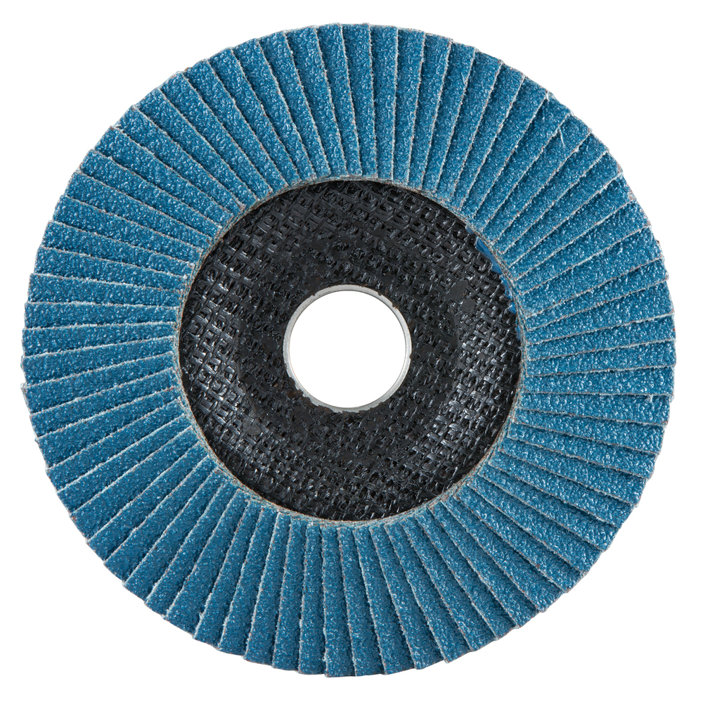 Лепестковый шлифовальный диск 125x22,23 мм, Z40, стекловолокно, угловой Makita D-63781 125x22,23 мм Z40 стекловолокно