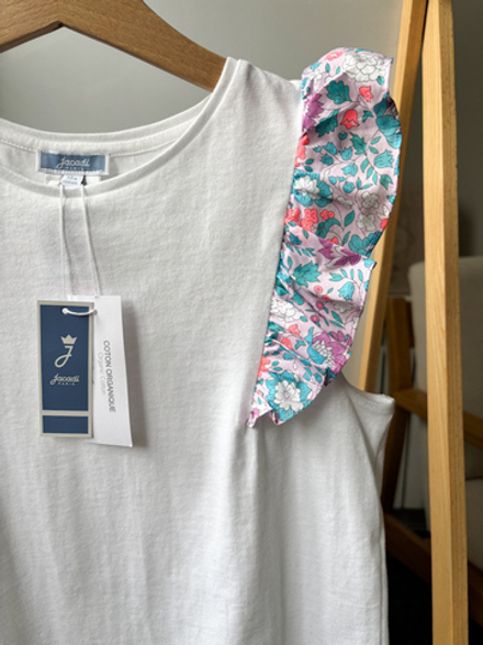 Новая хлопковая футболка Jacadi, 152