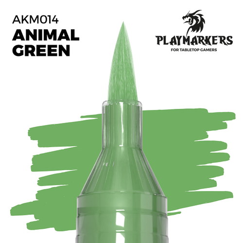 Акриловый маркер с кистью AK Playmarkers Animal Green