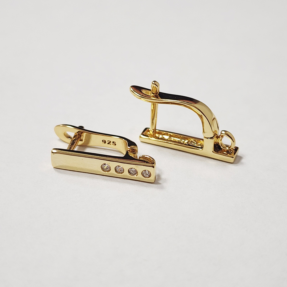 Ювелирные швензы, фианиты, позолота, английский замок, люкс фурнитура ⭐️