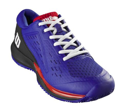 детские Кроссовки теннисные Wilson Rush Pro Ace JR - bluing/black/orange