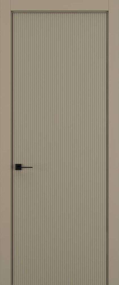 Дверь 1 VERTICAL Матовый Серо-бежевый