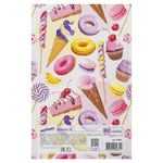 Блокнот А5 (135х206 мм), 80 л., твердый, клетка, выборочный лак, ЮНЛАНДИЯ, "Вкусняшки", 111617