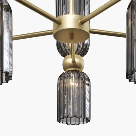 Люстра на штанге Maytoni   MOD302PL-10GR
