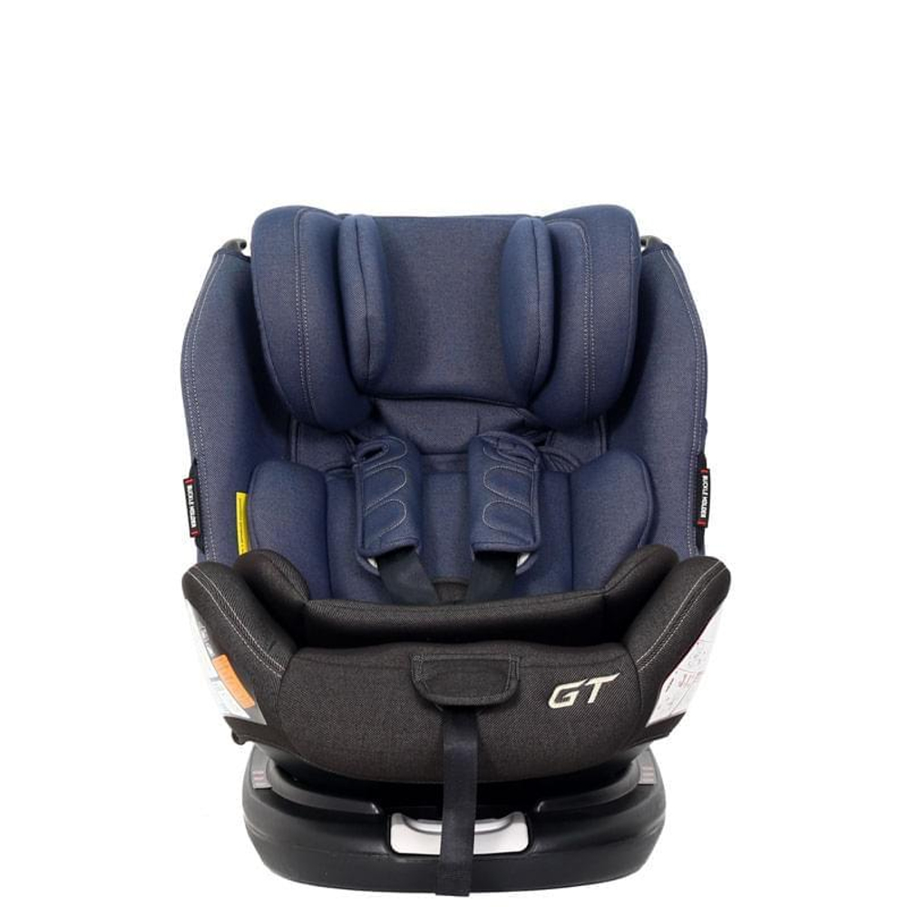 Автокресло C05001 "GT" isofix Top Tether группа 0-1-2-3  (0-36 кг) jeans black/blue