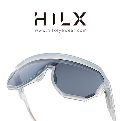 Спортивные очки HILX Newblood Shiny Crystal Grey / Black Mirror Lens