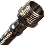 STOUT Гибкая подводка для воды НР 1/2 х ВР 1/2, длина 1000 мм*