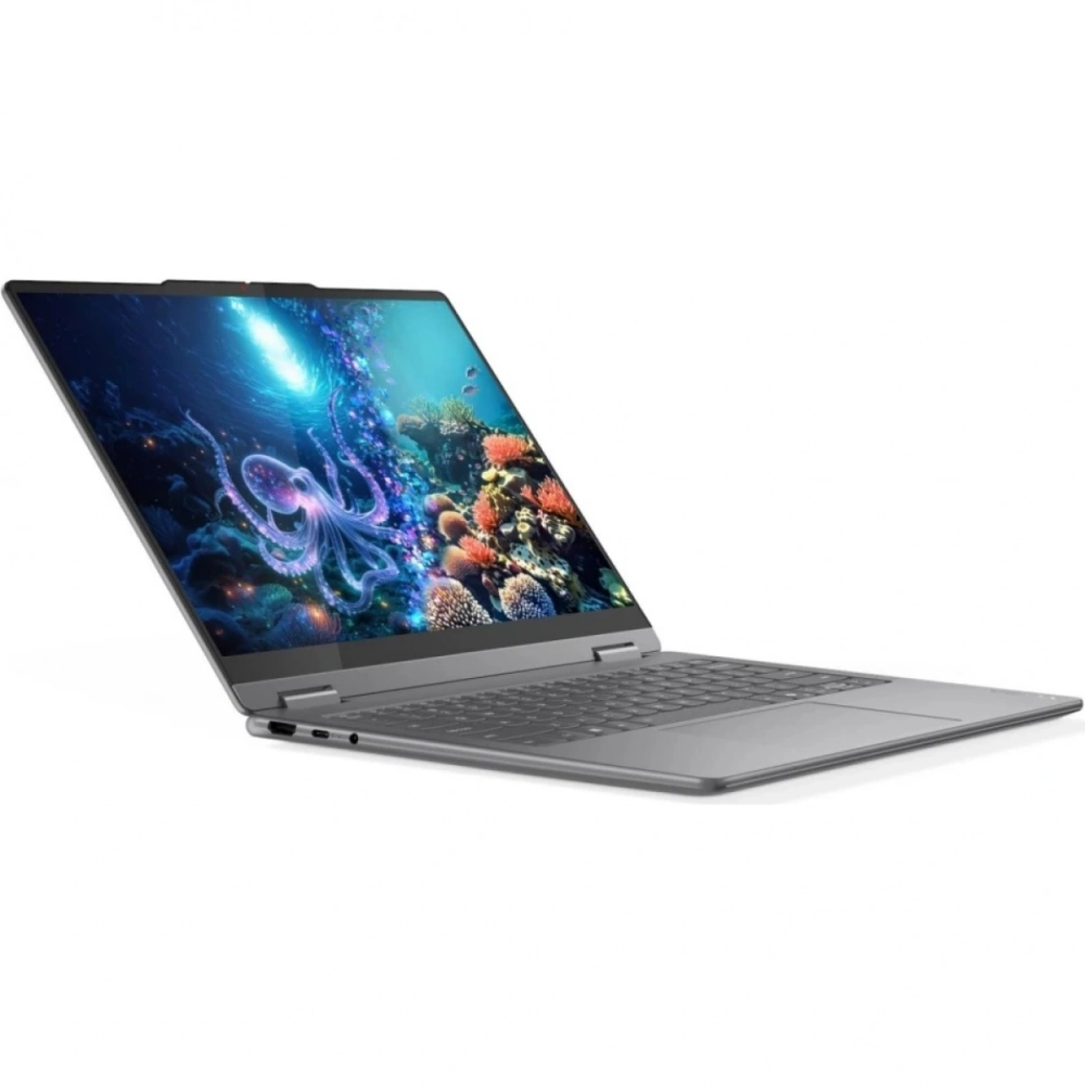 Ноутбук Lenovo Yoga 7 14ILL10 Core Ultra 5 226V 16Gb SSD512Gb Intel Arc 130V 14" OLED Touch WUXGA (1920x1200) без ОС grey WiFi BT Cam (83JQ003GRK)