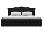 Кровать интерьерная Герда 180, Черный, Экокожа, 108357