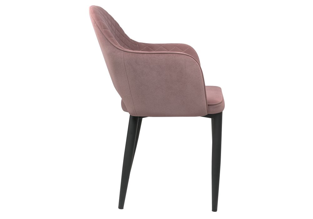 Стул на металлокаркасе Vener light purple / black