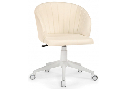 Офисное кресло Woodville Пард экокожа слоновая кость