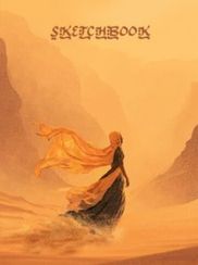 Скетчбук. А5. ПЕСЧАНАЯ БУРЯ (выб.лак)