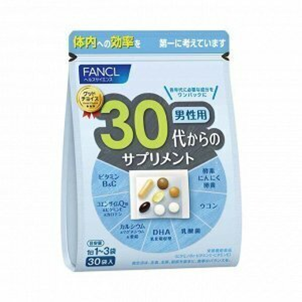 FANCL 30+ - сбалансированный комплекс витаминов и минералов для возраста 30+ лет