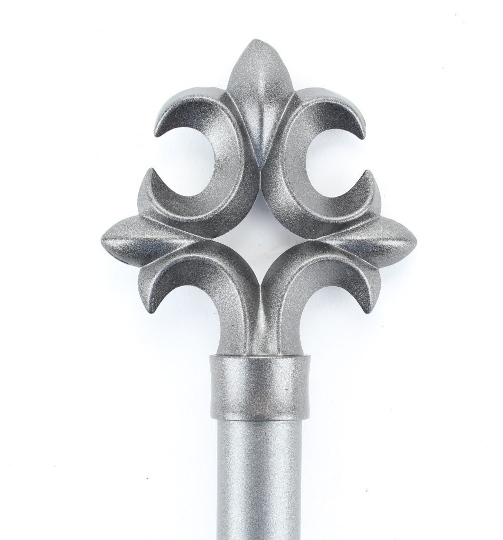 Черная плеть из натуральной кожи в готическом стиле - 60 см. (Цвет: черный с серебристым)