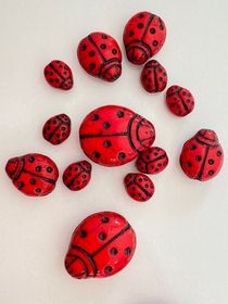 "Ladybug" Beads