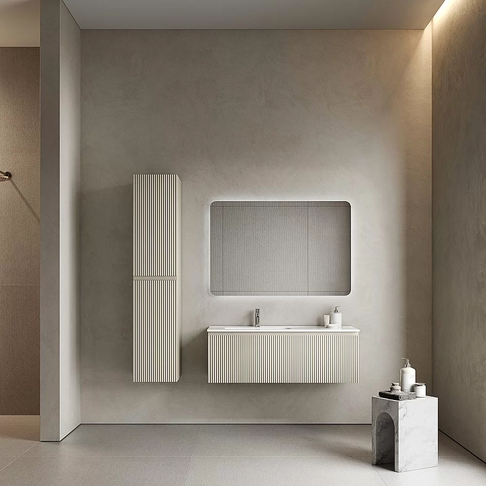 Тумба с раковиной Sancos Snob R 1.0 SNR1.0120LCE/SNR1.0120RCE Beige Soft
