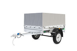 Тент с дугами на прицеп 2013- 03 (05) прямой