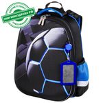 Ранец ЮНЛАНДИЯ EXTRA, с дополнительным объемом, "Soccer ball", 38х29х18 см, 270677
